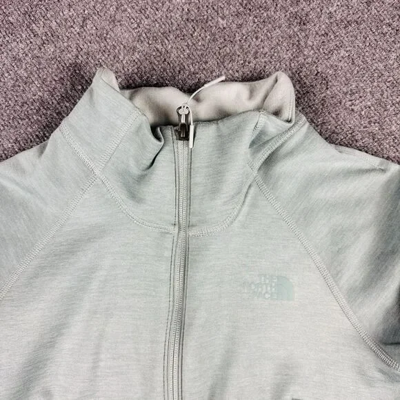 The North Face CANYONLANDS Women's Full Zipper Jacket Size S Silver Blue Heather - Picture 3 of 5